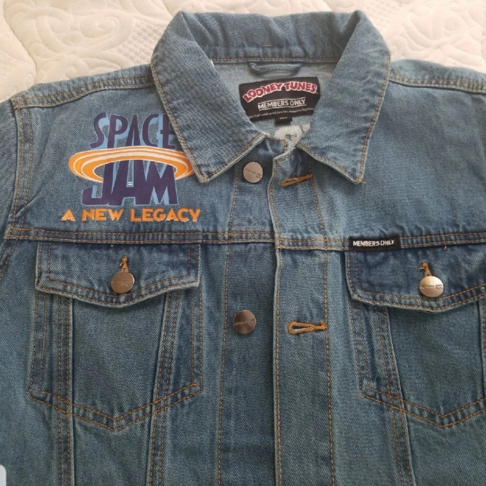 LOONEY TUNES SPACE JAMS Members only JACKET SIZE L - Picture 6 of 9